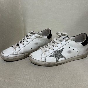Golden Goose Superstar Distressed Glitter